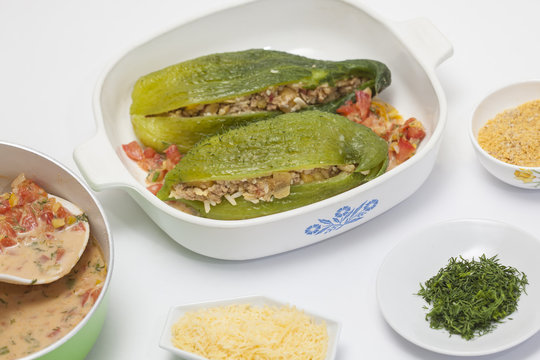 Preparaci&oacute;n Pepinos Rellenos