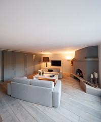 Interior, comfortable living room