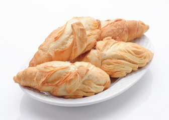 schiocco, flaky bun typical Italian