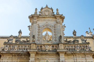 Fototapeta na wymiar Cattedrale di Lecce - Statua St.Oronzo