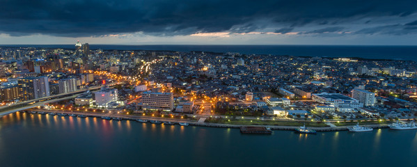 Fototapeta premium Niigata city in Japan