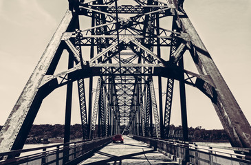Industrial Age Decay - Chain of Rocks Bridge - Saint Louis, MO
 - obrazy, fototapety, plakaty