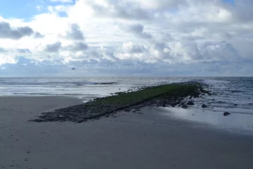Kussenhoes een pier in de Noordzee © henkbouwers