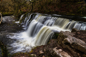 Sgwd y Pannwr waterfall. On the river Afon Mellte South Wales, U