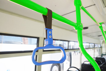 Handles for standing passenger
