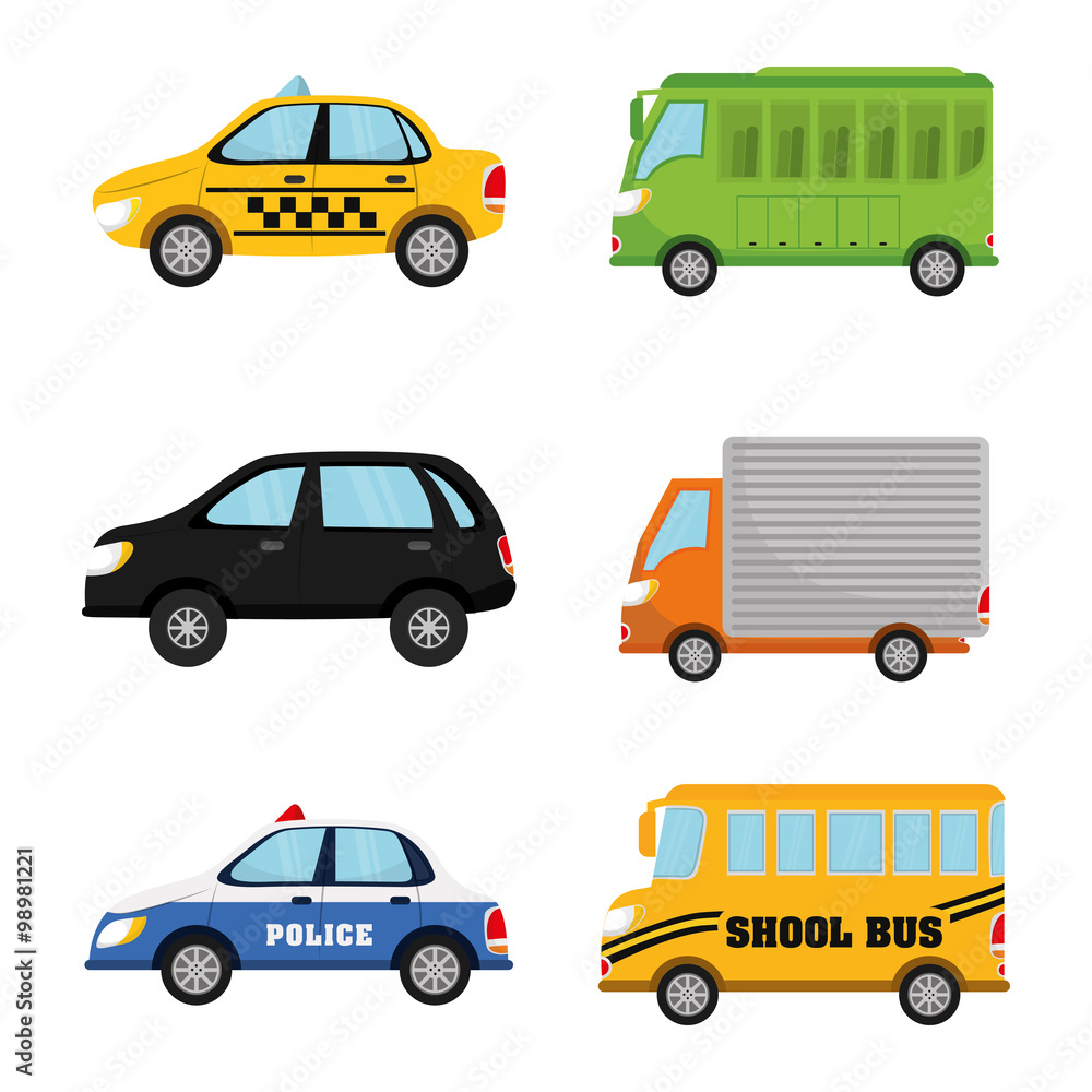 Sticker Vehicles and transport