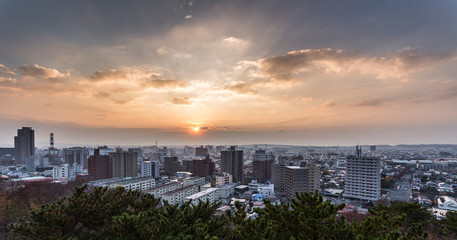 Panorama view at Akita