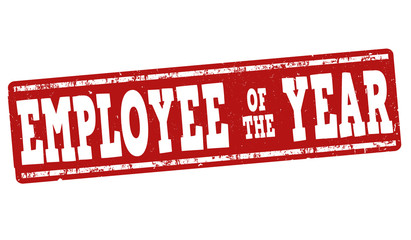 Employee of the year stamp