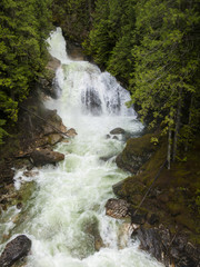 Fast Flowing "Crazy Creek" in British Columbia, Canada