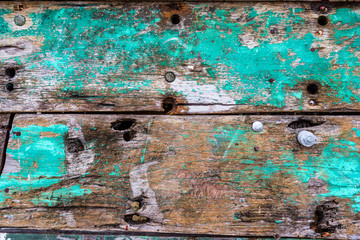 Old rusty color hardwood planks for background use