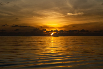 Naklejka premium Sunset