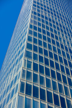 Office glass skyscraper building