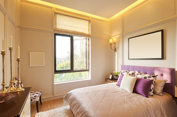 interior of modern bedroom