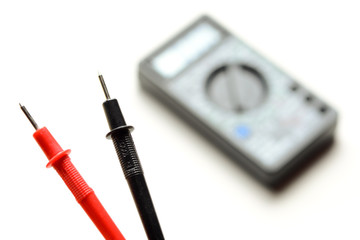 multimeter on a white background