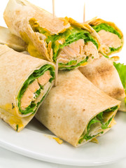 Sandwiches with Salmon
