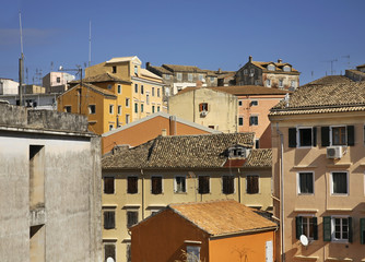 View of Corfu city. Greece