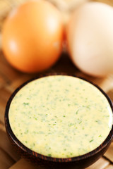 Homemade mayonnaise