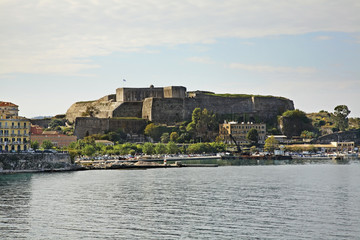 New fortress in Corfu city. Greece