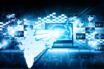 Digital India internet technology