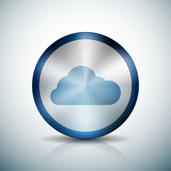 Cloud metallic button
