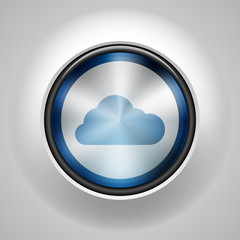 Cloud metallic button