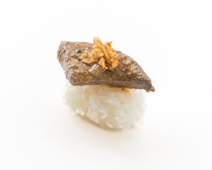 Foie gras sushi