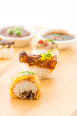 omelet sushi roll