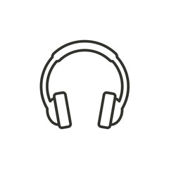 Headphone  - vector icon.