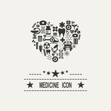 medicine icons vector image