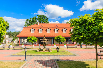 The area of the church of the Holy Trinity and Dominican Monaste. Liskiava. Lithuania