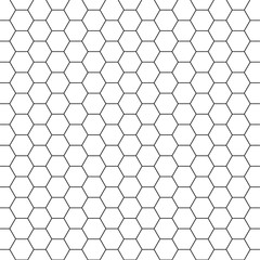 Hexagonal pattern vector