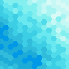 Geometric hexagonal pattern vector