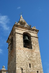 Vejer de la Frontera church bell tower.