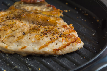 cooking fish Steak