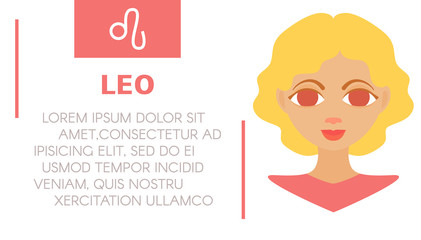 Leo zodiac sign astrological prognosis for women