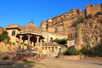Fototapeta premium Jodhpur / Fort de Mehrangarh (Rajasthan) - Inde
