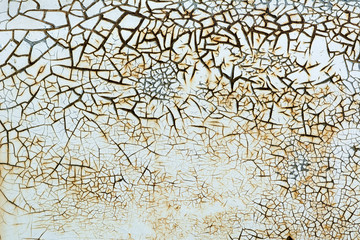 Car rust selective focus