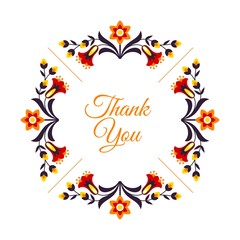 Fototapeta premium Polish folk flowers