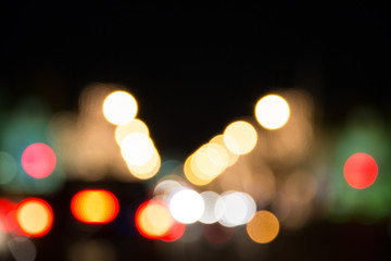 Abstract bokeh lights.