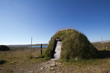 Hütte im norwegischen Hochgebirge