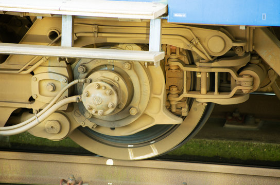 train wheel detail