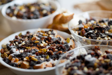 Traditional polish poppy seeds dessert