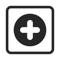 Fototapeta premium Button sound plus icon