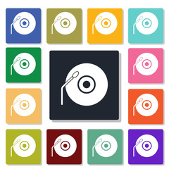 Vinyl record icon