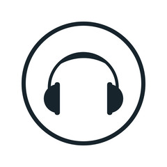 Fototapeta na wymiar Headphones icon