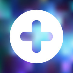 Button sound plus icon