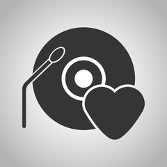 Vinyl record icon