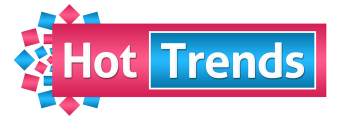 Hot Trends Pink Blue Horizontal 