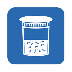Semen analysis icon