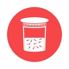 Semen analysis icon